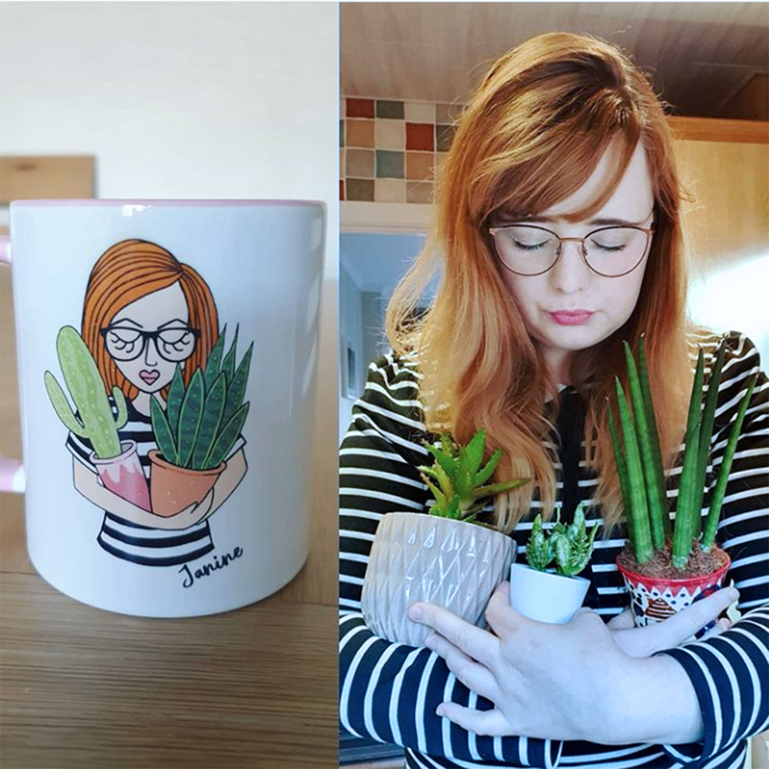 Personalised Plant Lady Mug