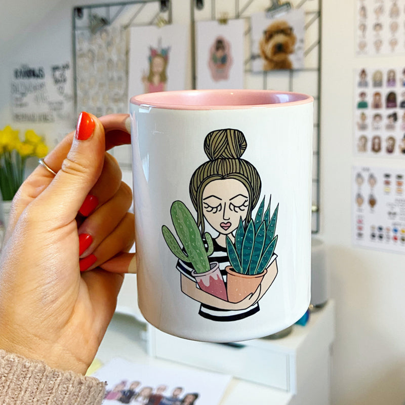 Personalised Plant Lady Mug