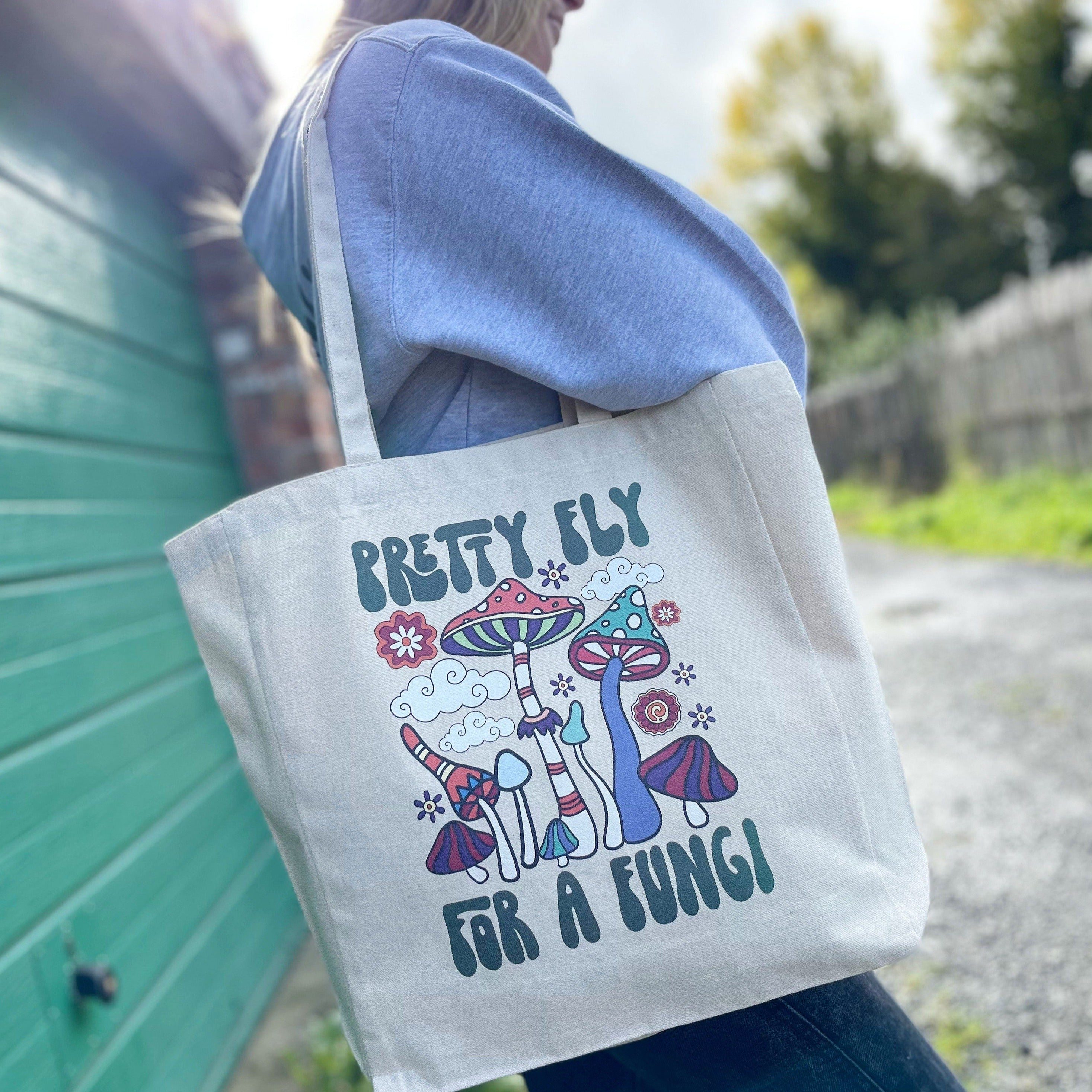 Pretty Fly for a Fungi Tote Bag
