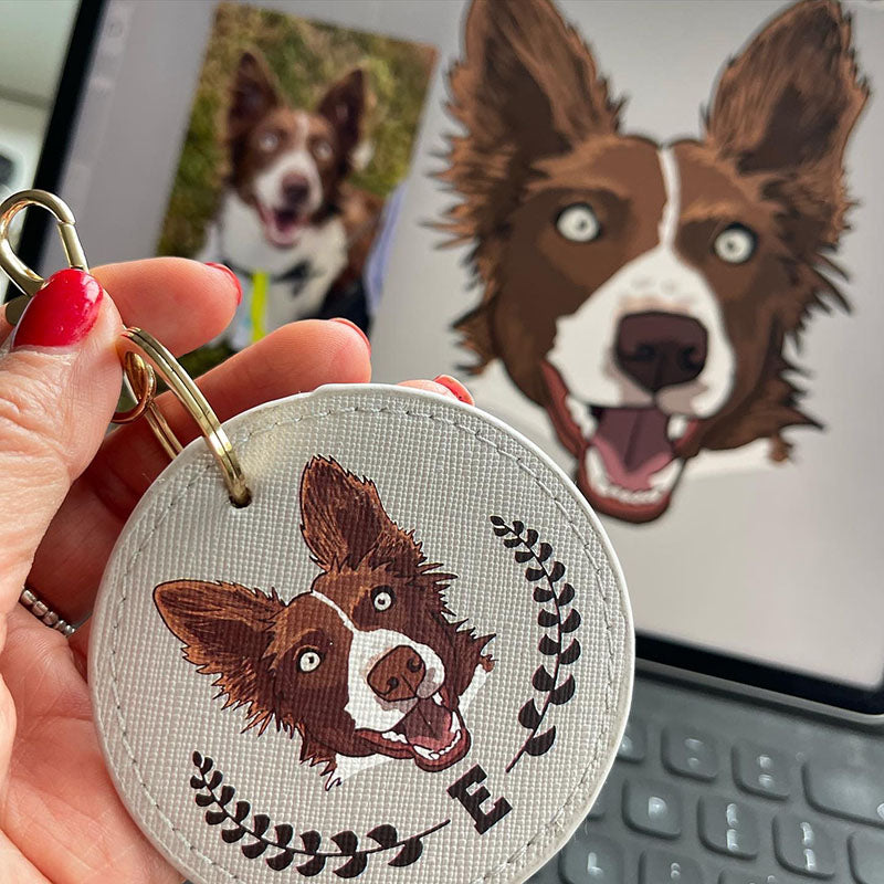 Personalised Pet Lover Key Ring