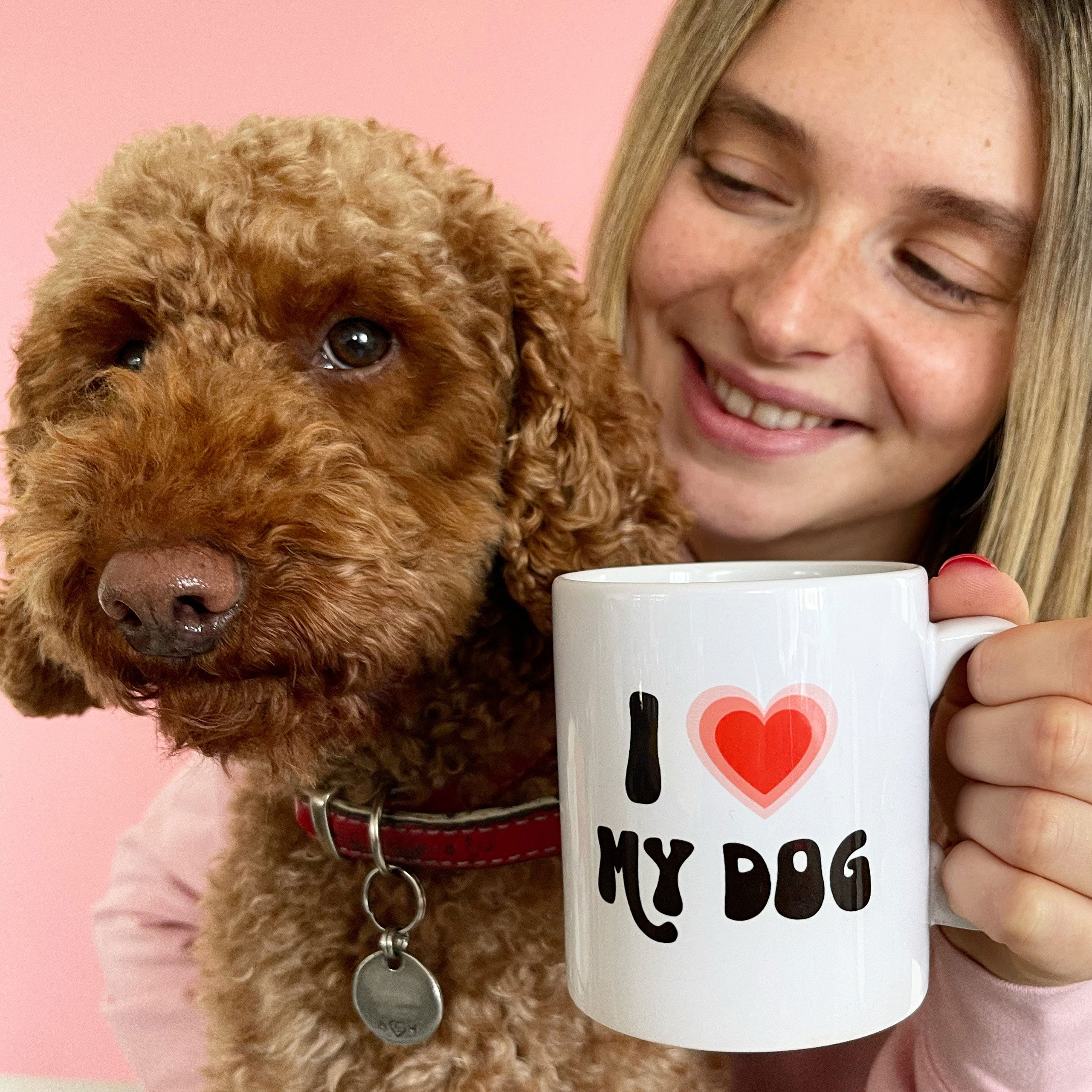 I Love My Dog Ceramic Mug