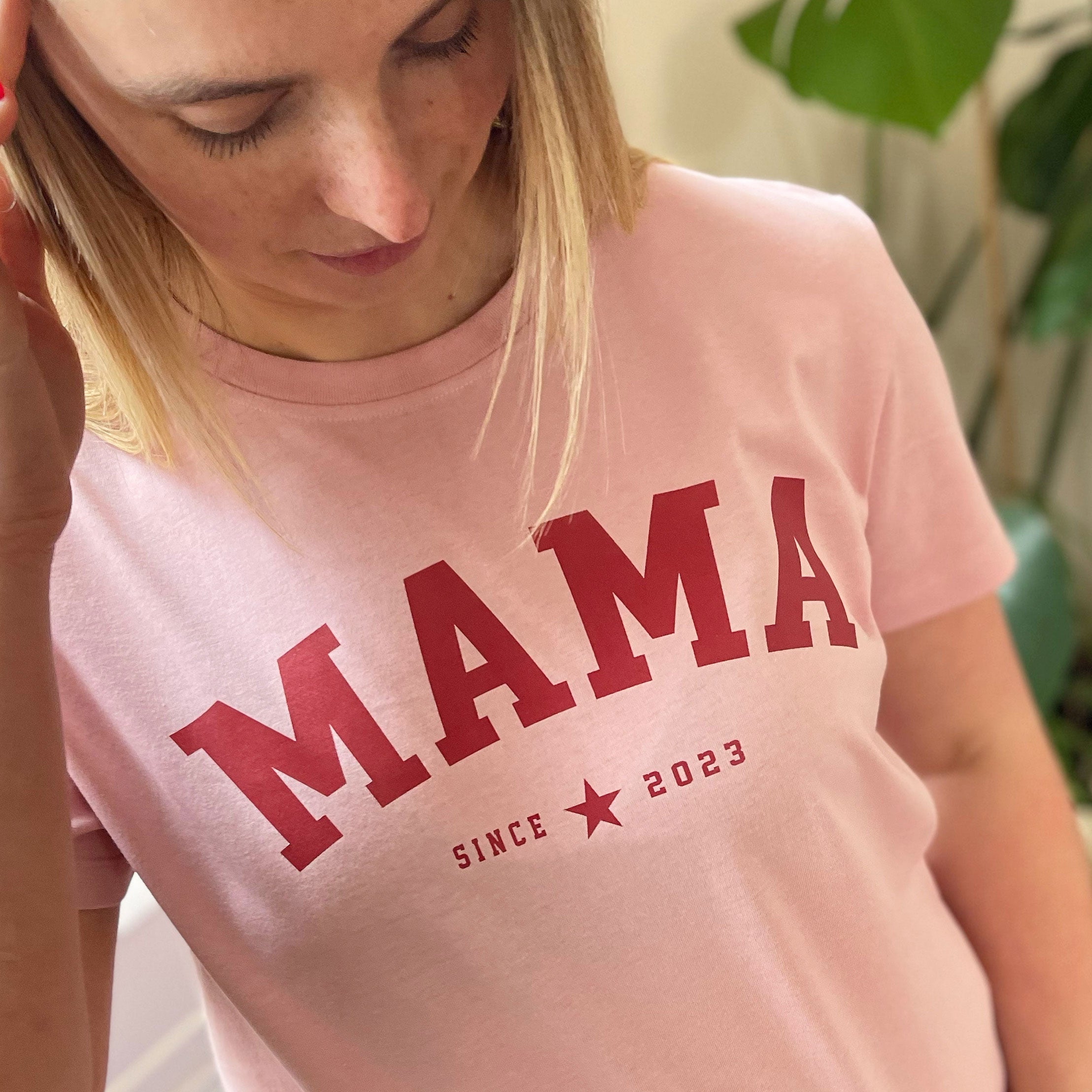 Personalised Mama Organic T shirt