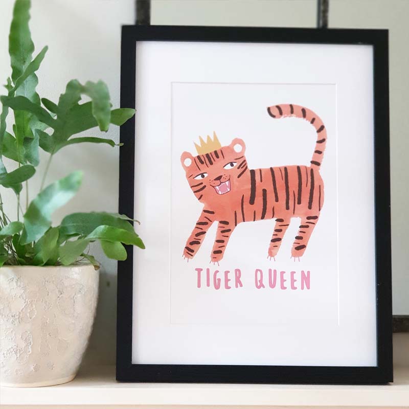 Tiger Queen Print