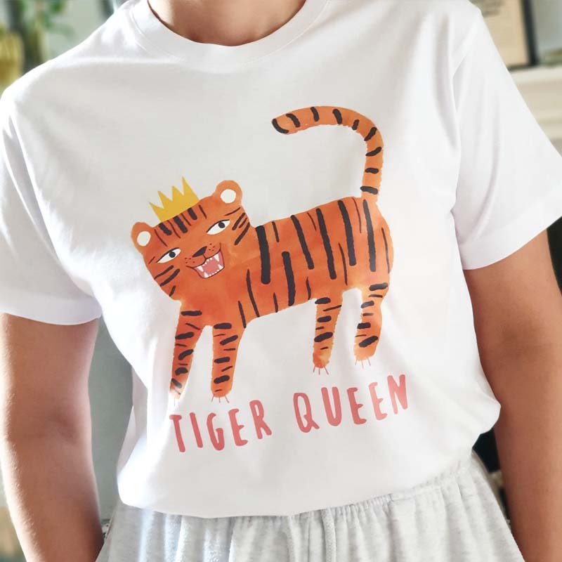 Tiger Queen Organic Cotton T-Shirt