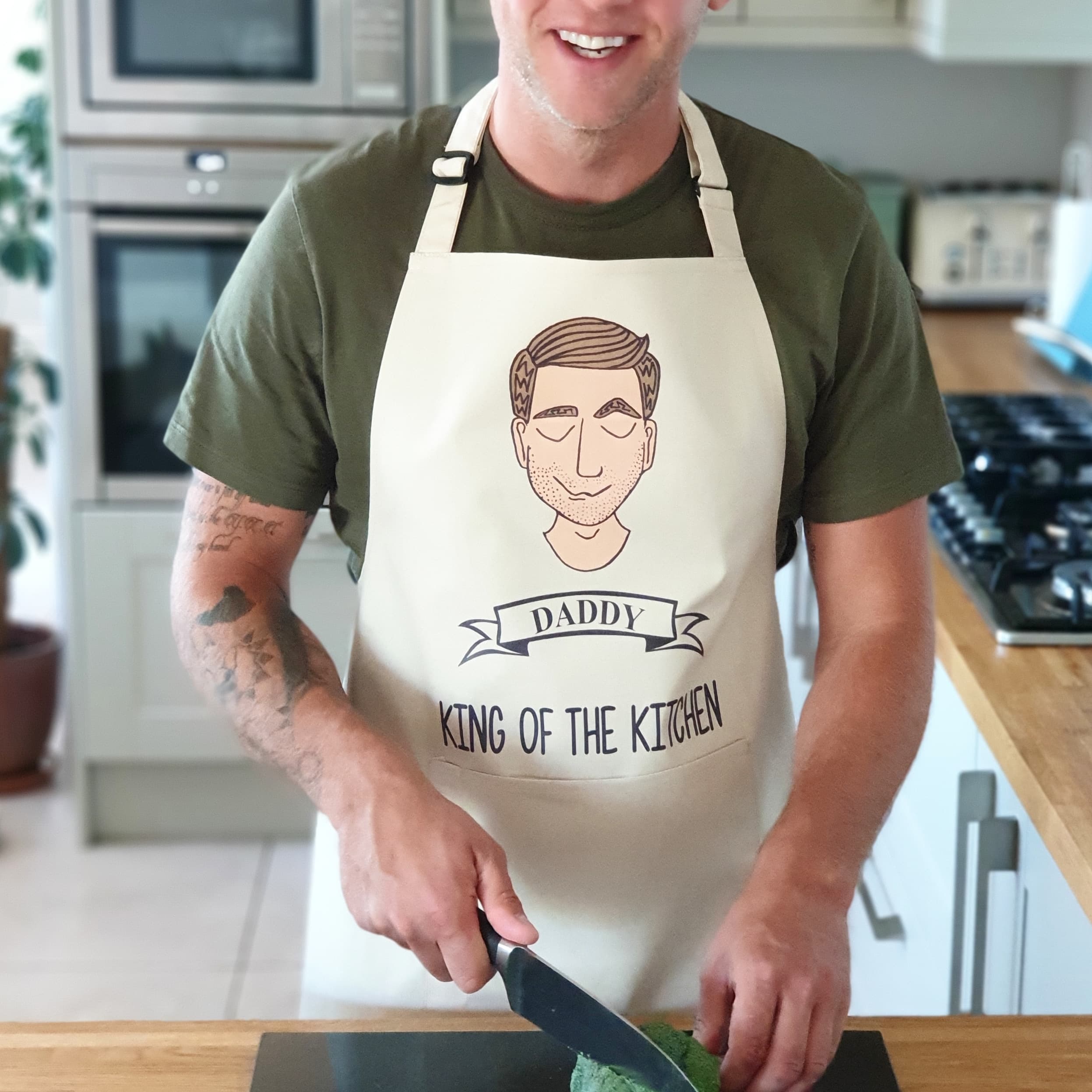 Personalised King of the Kitchen Mens Apron