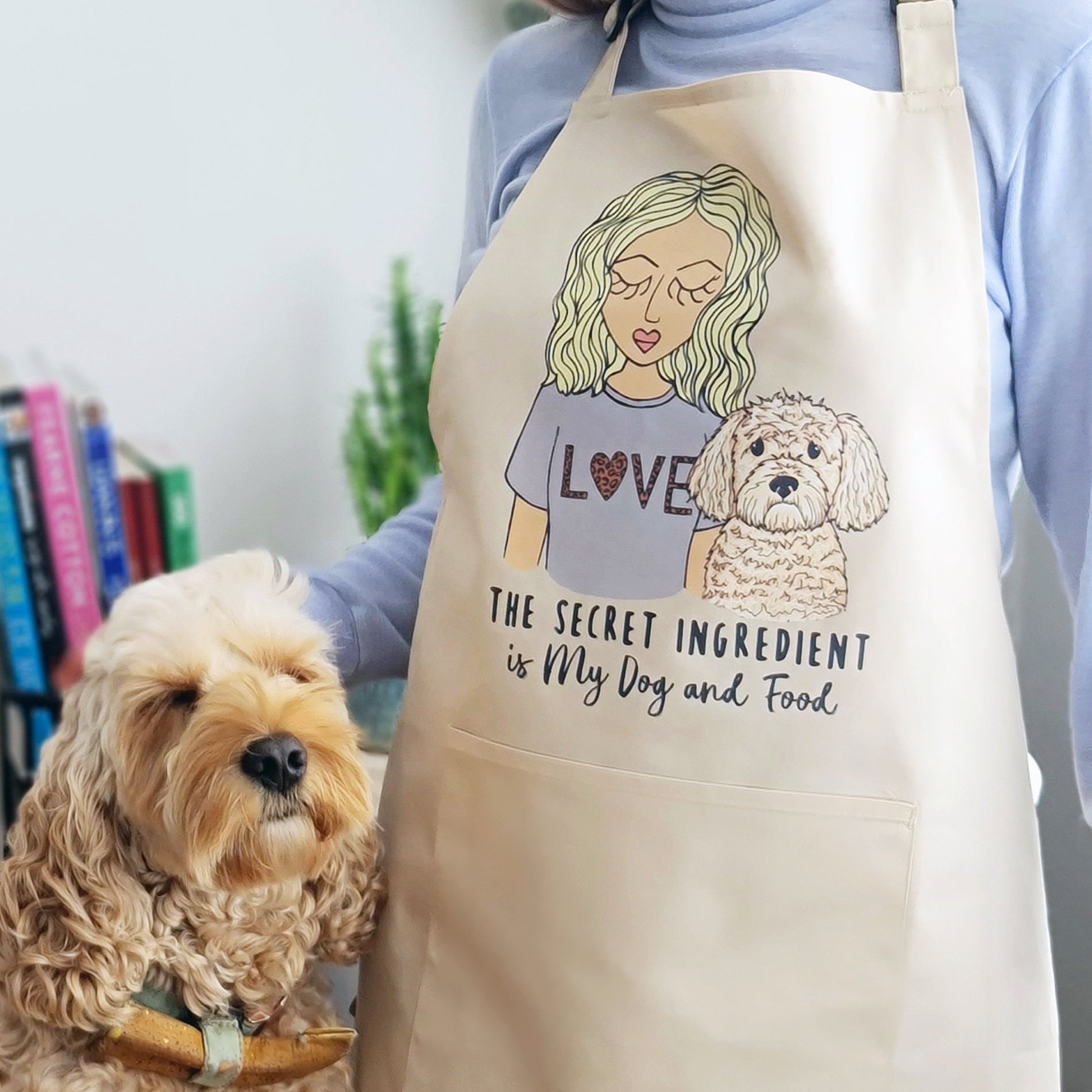 Personalised Dog Lover Apron for Him & Her